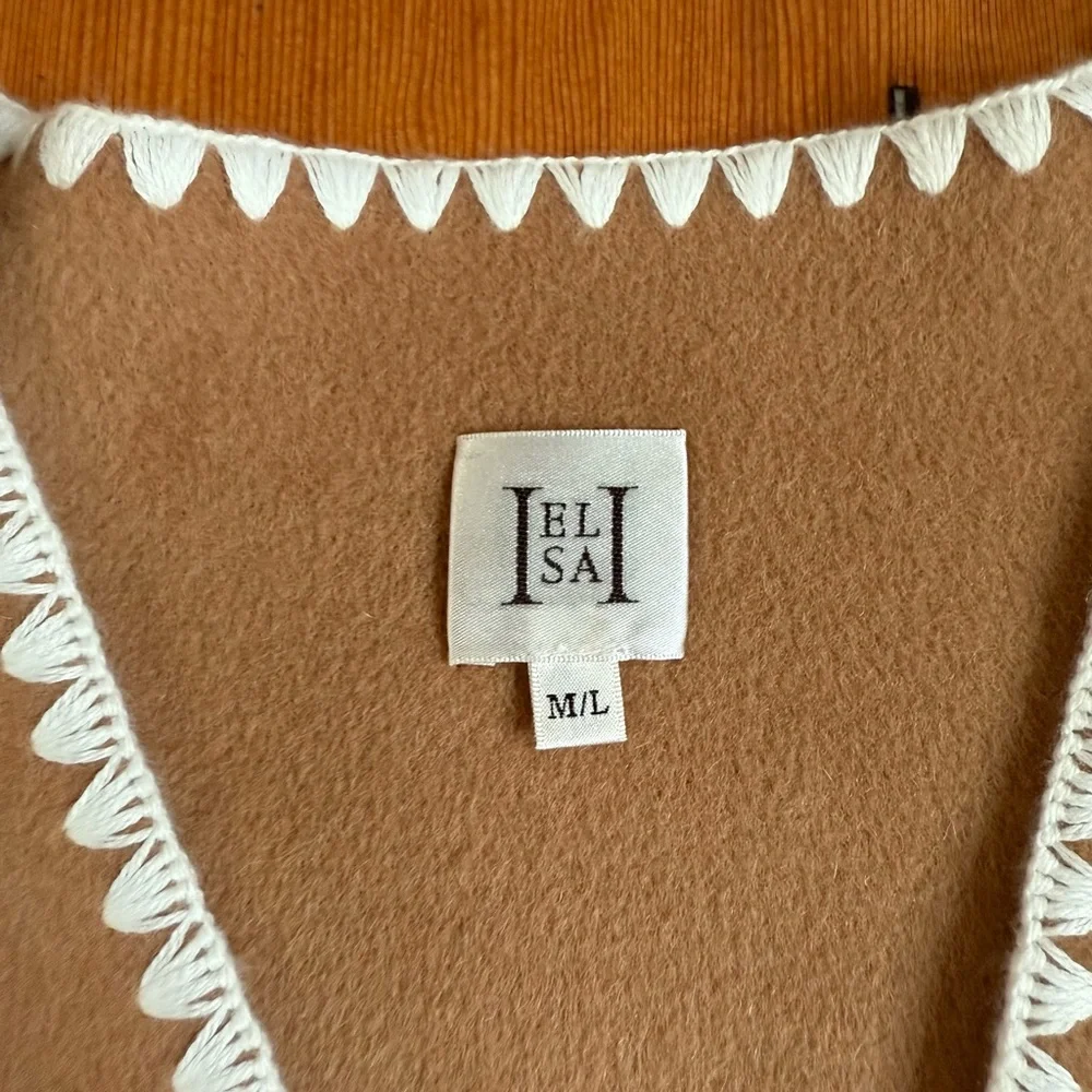 Helsa Blanket Coat M/L - Picture 3 of 4